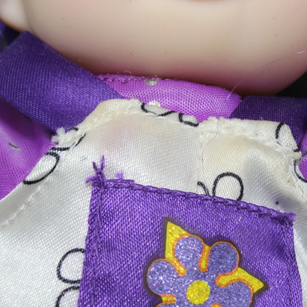 Fisher Price Color Me Cuties Vicki Doll 2000 8in Purple Hair Y2K Kidcore Vintage